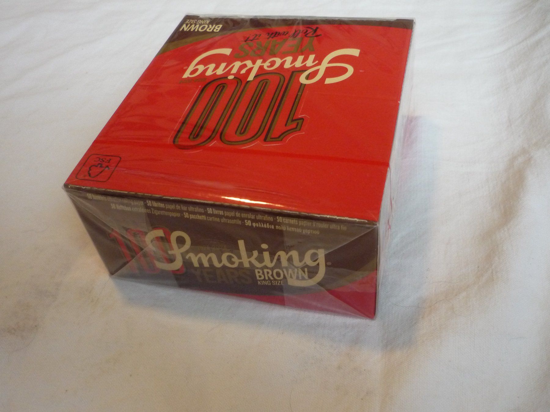 Tabacchi: 1Karton a Smoking brown King Size Rolling papers – Nuovo e nell'imballaggio originale da Beringen venduto da Flatretriever 1