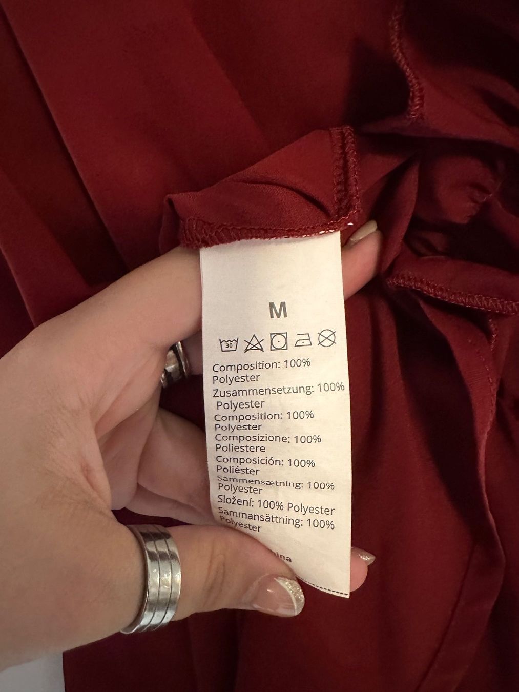 Vestiti: Weinrotes Trägerkleid (M) – Nuovo (secondo la descrizione) da Schaan venduto da Hermine2018 1