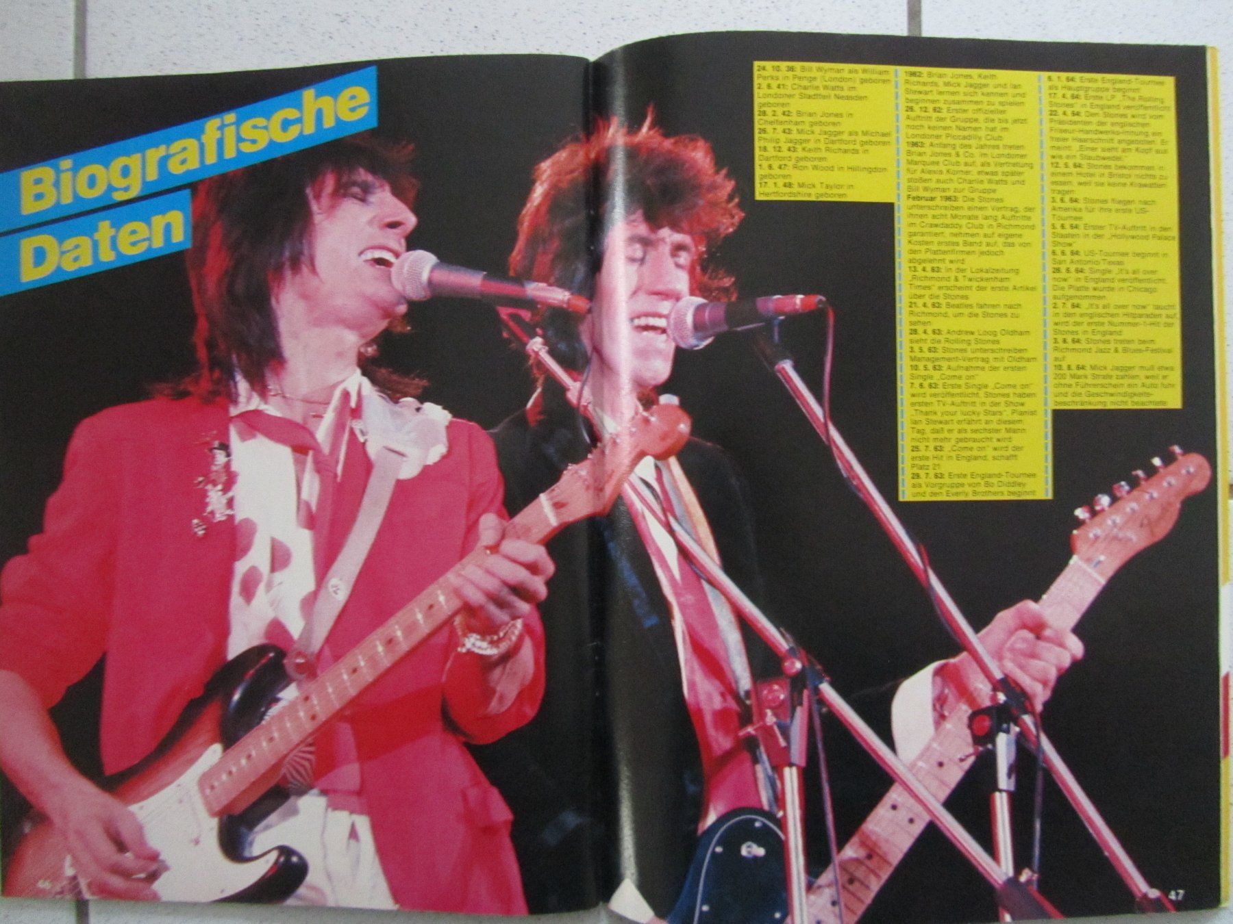 Riviste & Magazine: Rolling Stones, Magazin von ca. 1982 / 1983 – Usato da Weiningen ZH venduto da dietsch57 8
