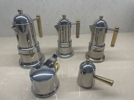 SET CAFETIERES ITALIENNES ET ACCESSOIRES ALESSI
