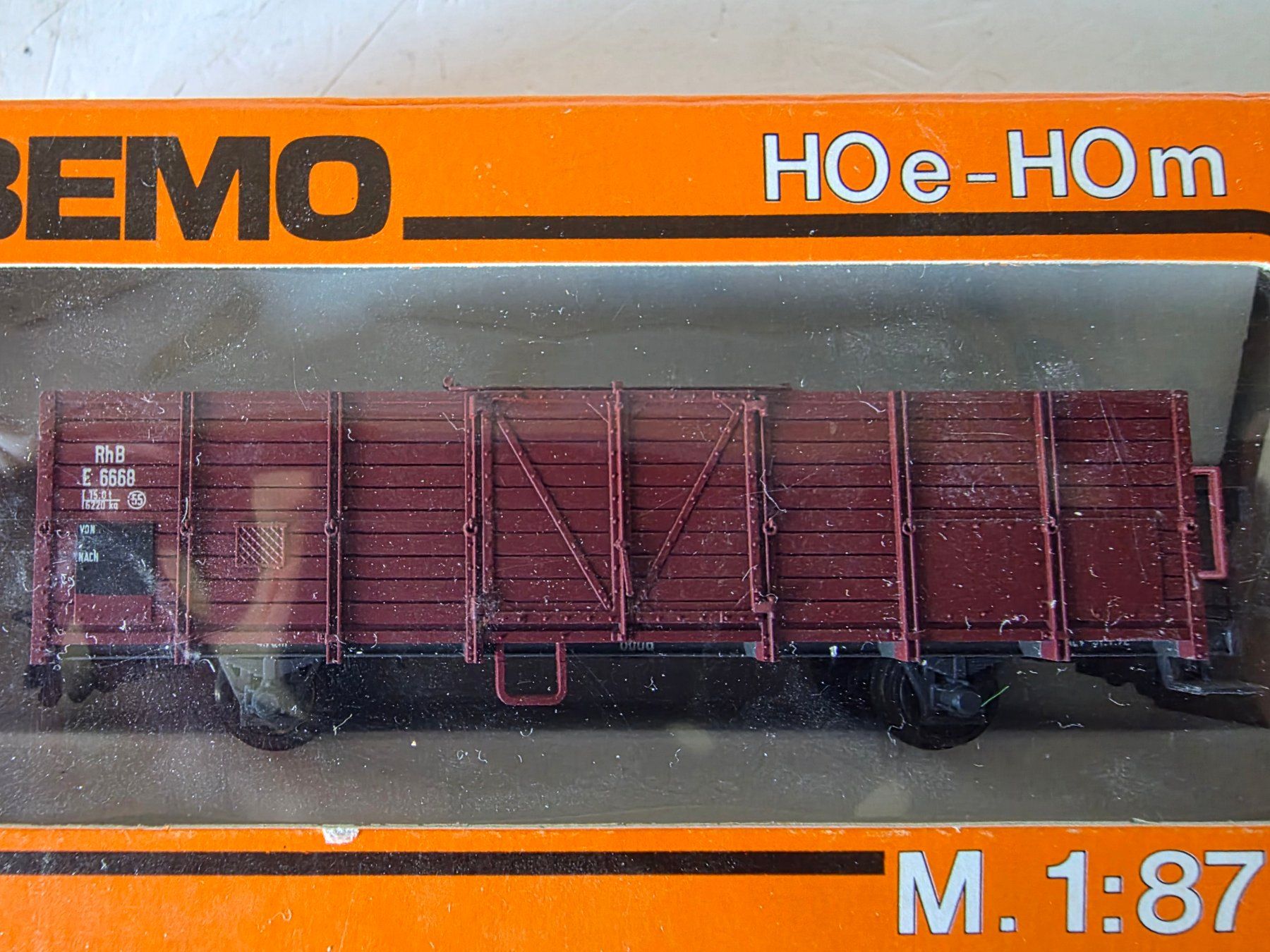 Bemo Modellini di ferrovie: 6 Stück verschiedene RhB Güterwagen – Nuovo (secondo la descrizione) da Seuzach venduto da Loeckeli01 5