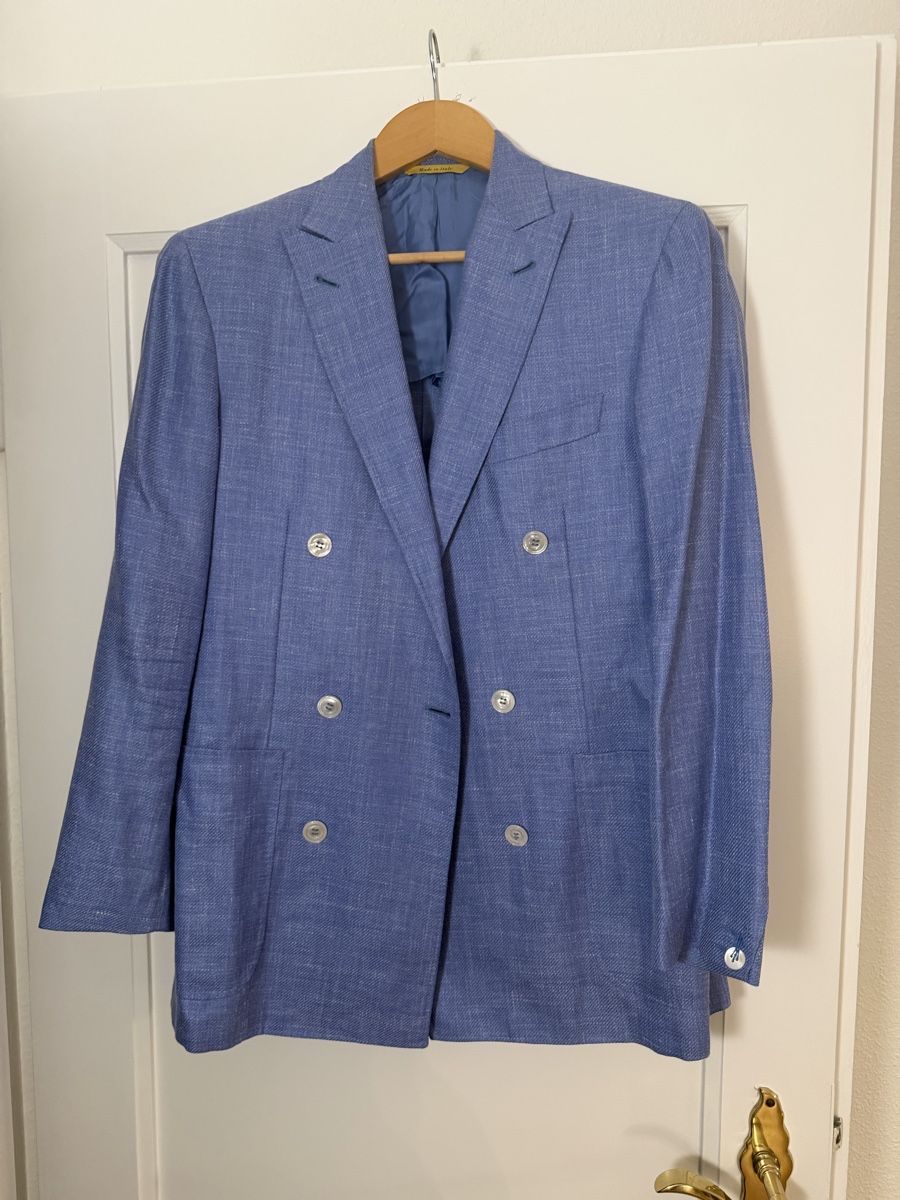Sakko Anzüge: Blauer Canali Blazer Grösse 48 – Gebraucht aus Zürich von Glamour2019