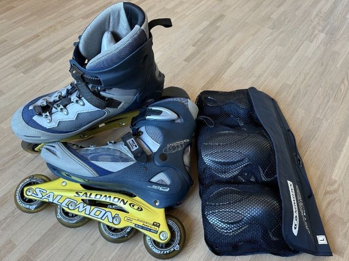 Salomon Pattini in linea & Pattini a rotelle: Roller skates 45 Salomon – Usato da Zollikofen venduto da aca_p8yz