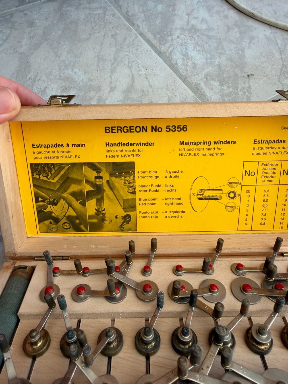 Bergeon Tous les outils: Bergeon 5356 Handfederwinder – D'occasion à Worblaufen par chronyves 4