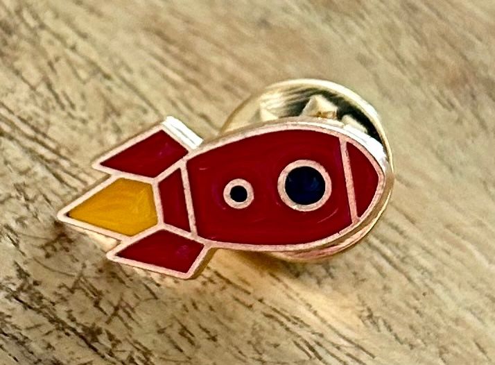 Plaquettes & Badges: Mini Pin Rakete – Neuf avec emballage d'origine à Geneve par vane267