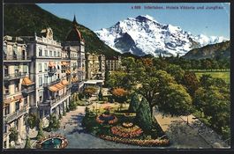 Interlaken, Hotels Viktoria und Jungfrau