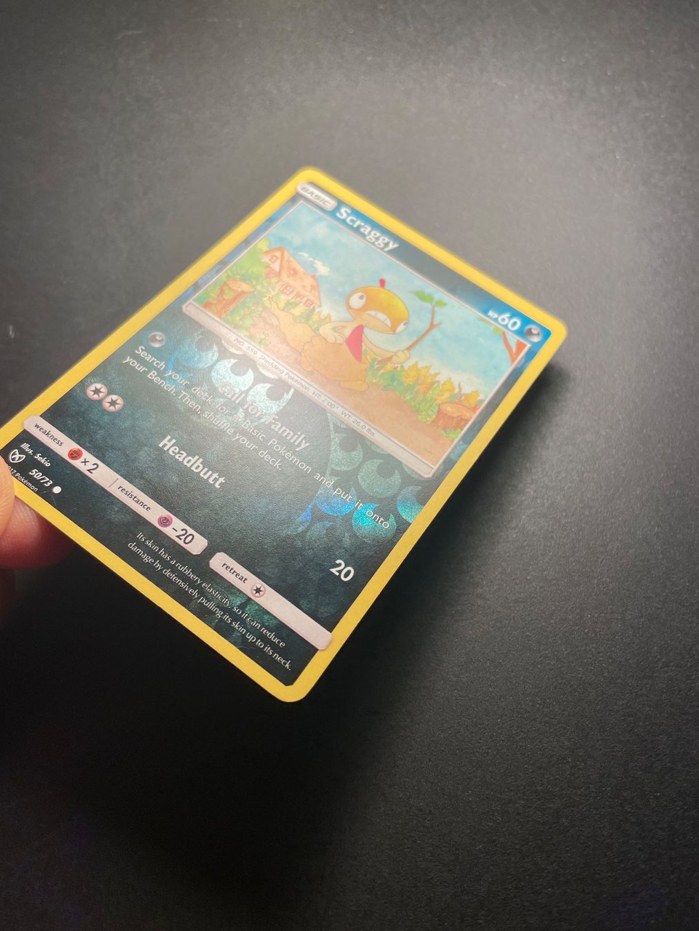 Pokémon Carte collezionabili: 50/73 Scraggy Reverse Holo – Usato da Zürich venduto da pokemon_cards 1
