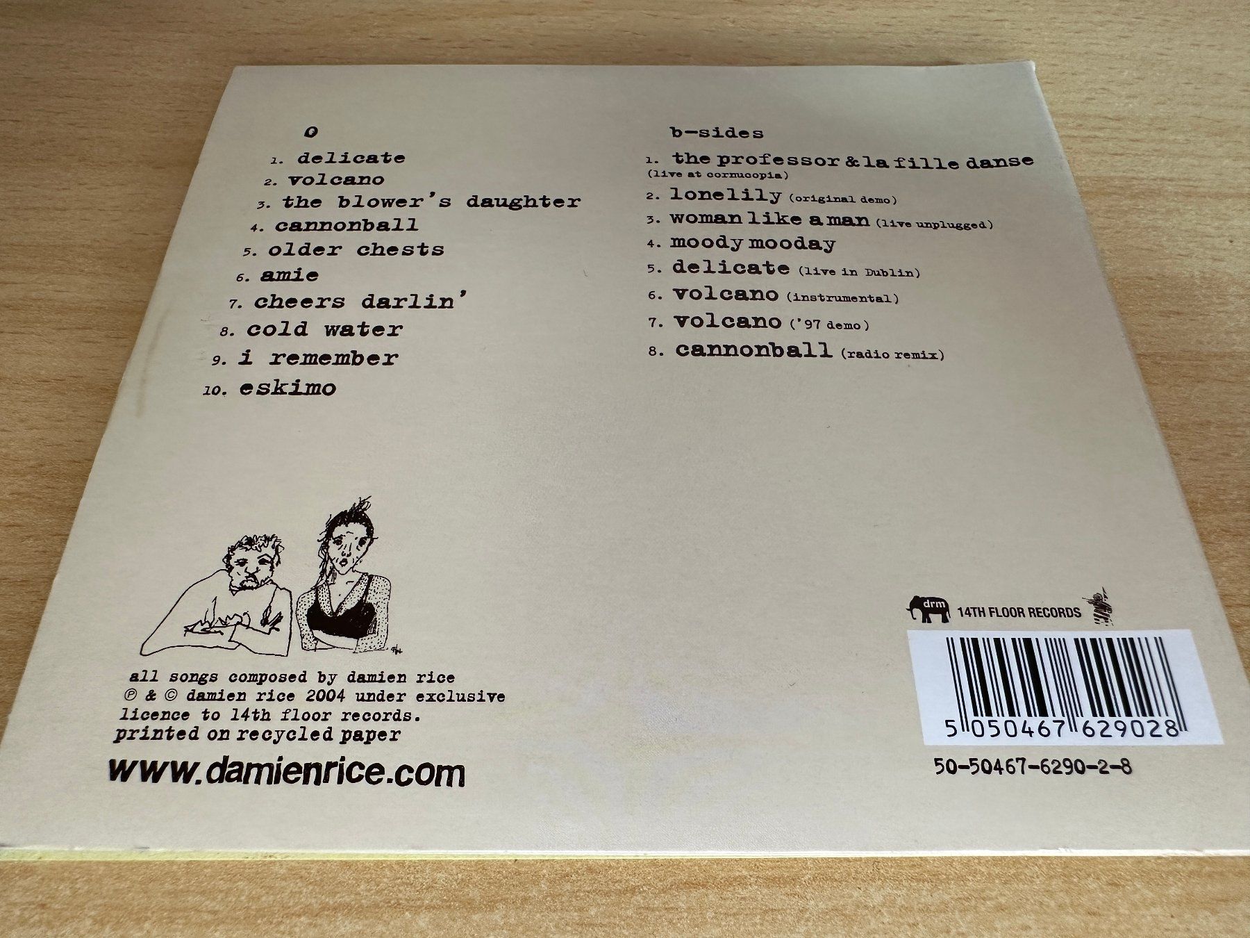 CDs: Damien Rice – O / B-Sides -- 2 CD – Gebraucht aus Rikon im Tösstal von Alpenmutz 1