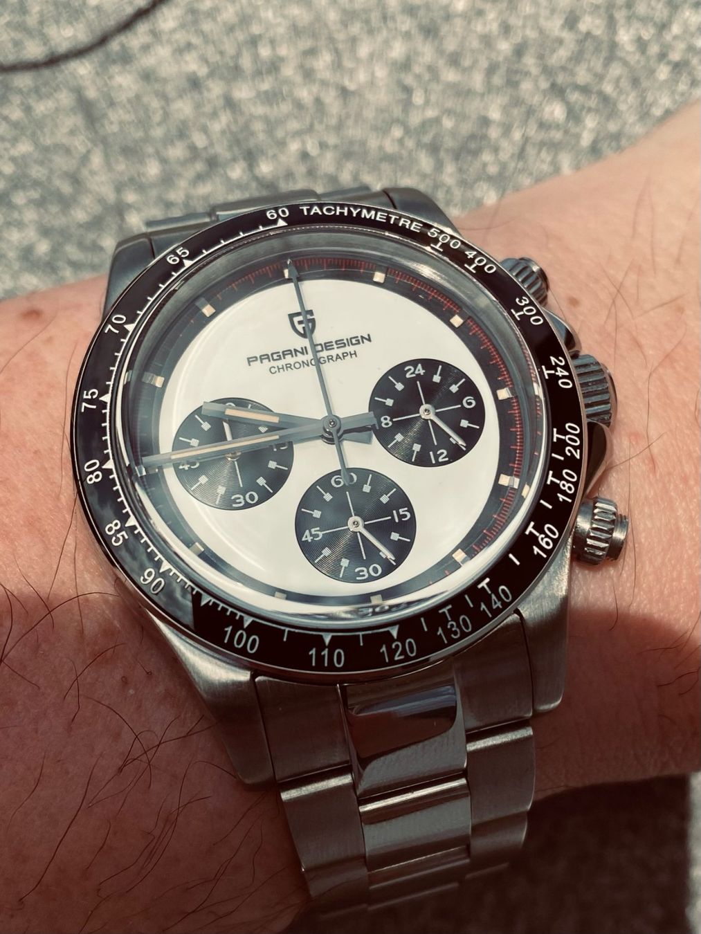Pagani Design Orologi: Pagani Design Yachtmaster Herrenuhr – Nuovo e nell'imballaggio originale da Suhr venduto da sjay.Cv 4