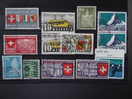 Los gestempelt inkl. kleinere Abarten ab CHF 1.--