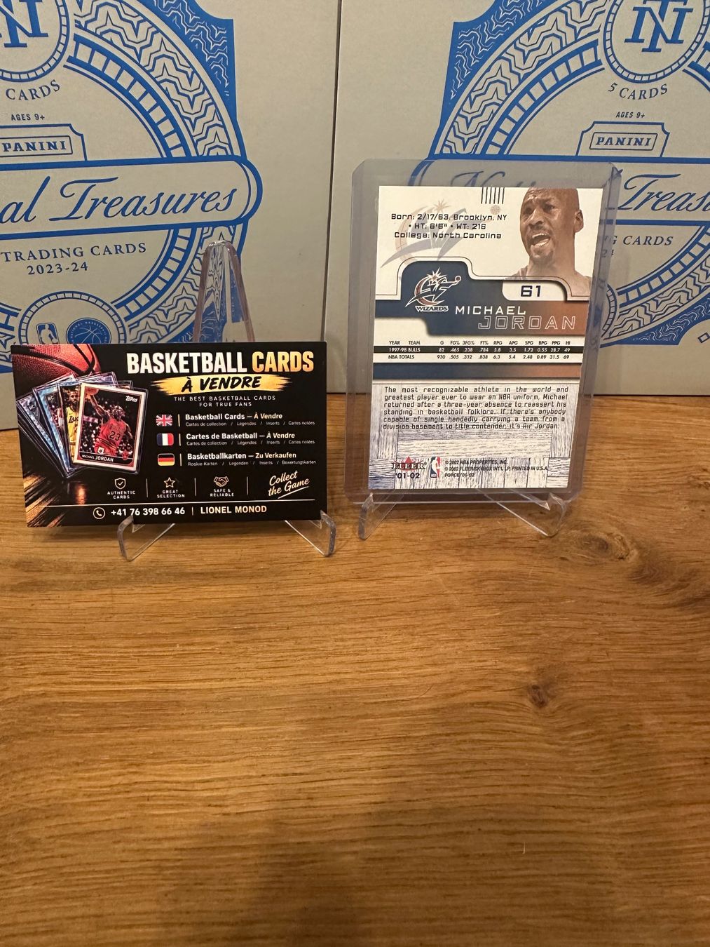 Nba Sammelbilder & Trading cards: Michael Jordan Fleer Force 2001-02 – Gebraucht aus Vullierens von Gaara04 1