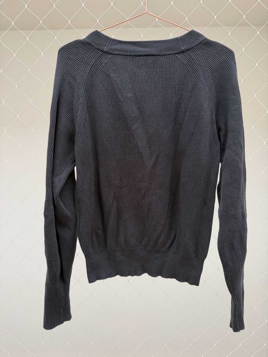 Jacken: Strickjacke von Minimum schwarz gerippt Grösse M  – Gebraucht aus Münchenstein von Ladypink7 1