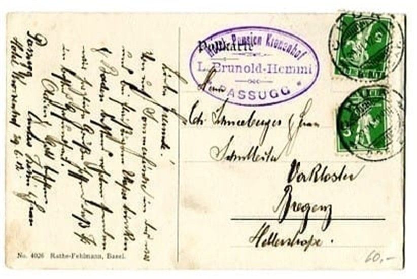 Cartes postales: Passugg, Kurhaus mit Blick gegen Chur – D'occasion à Ottikon b.Kemptth. par Neptun1974 1