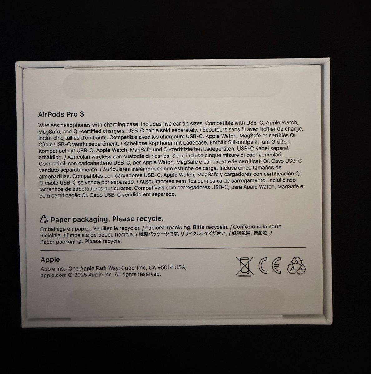 Apple Kopfhörer: Apple Air Pods Pro 3 – Neu (gemäss Beschreibung) aus Bischofszell von luc_8wsg 1