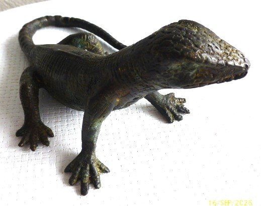 Sculture & Statue: Alte vermutlich antike Echse aus Bronze. – Usato da Pratteln venduto da Emperial 1