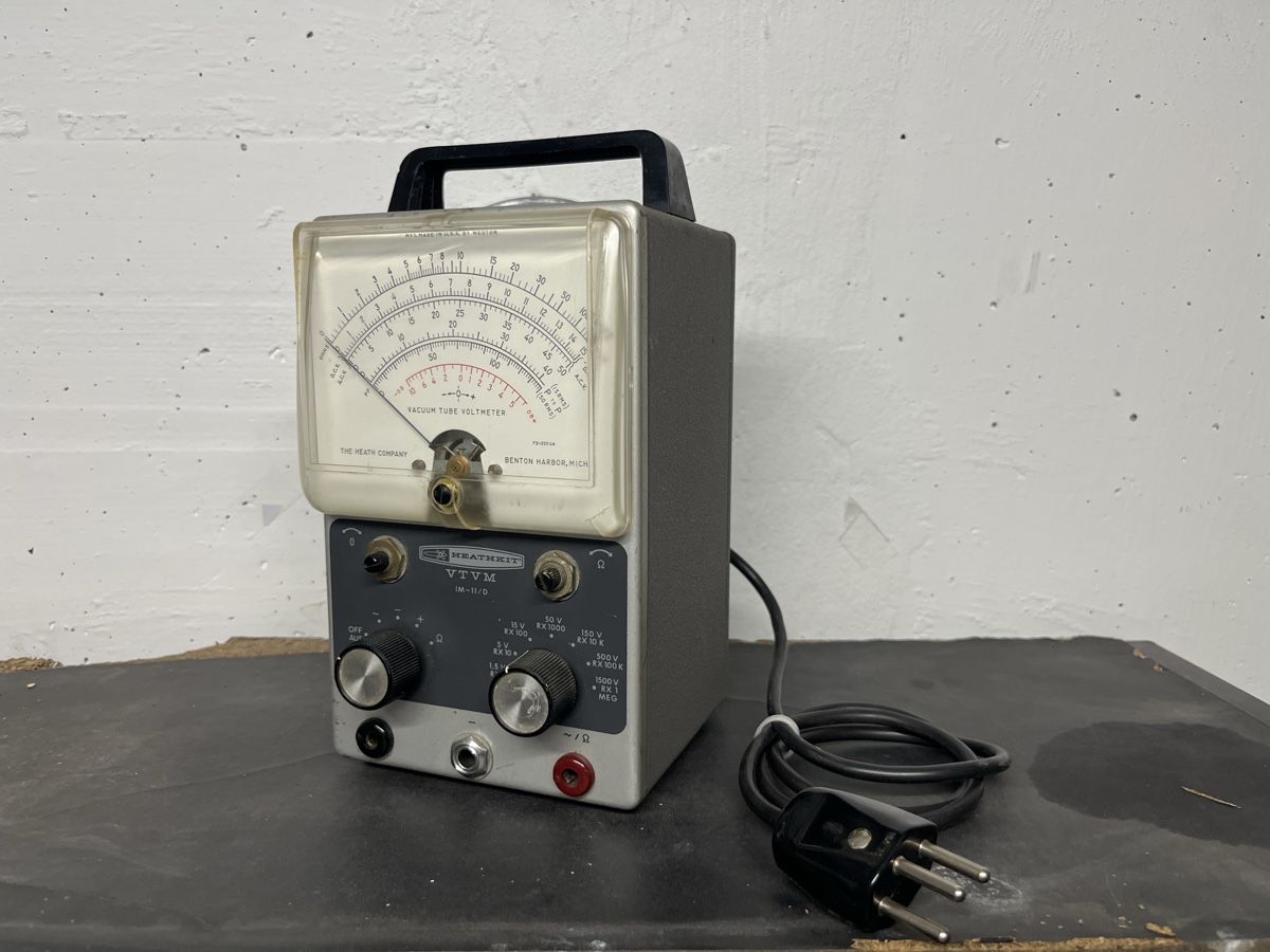 Heathkit Misurare: Heathkit Vakuum Röhrenvoltmeter VTVM IM-11/D – Usato da Dettighofen venduto da Moshop 3