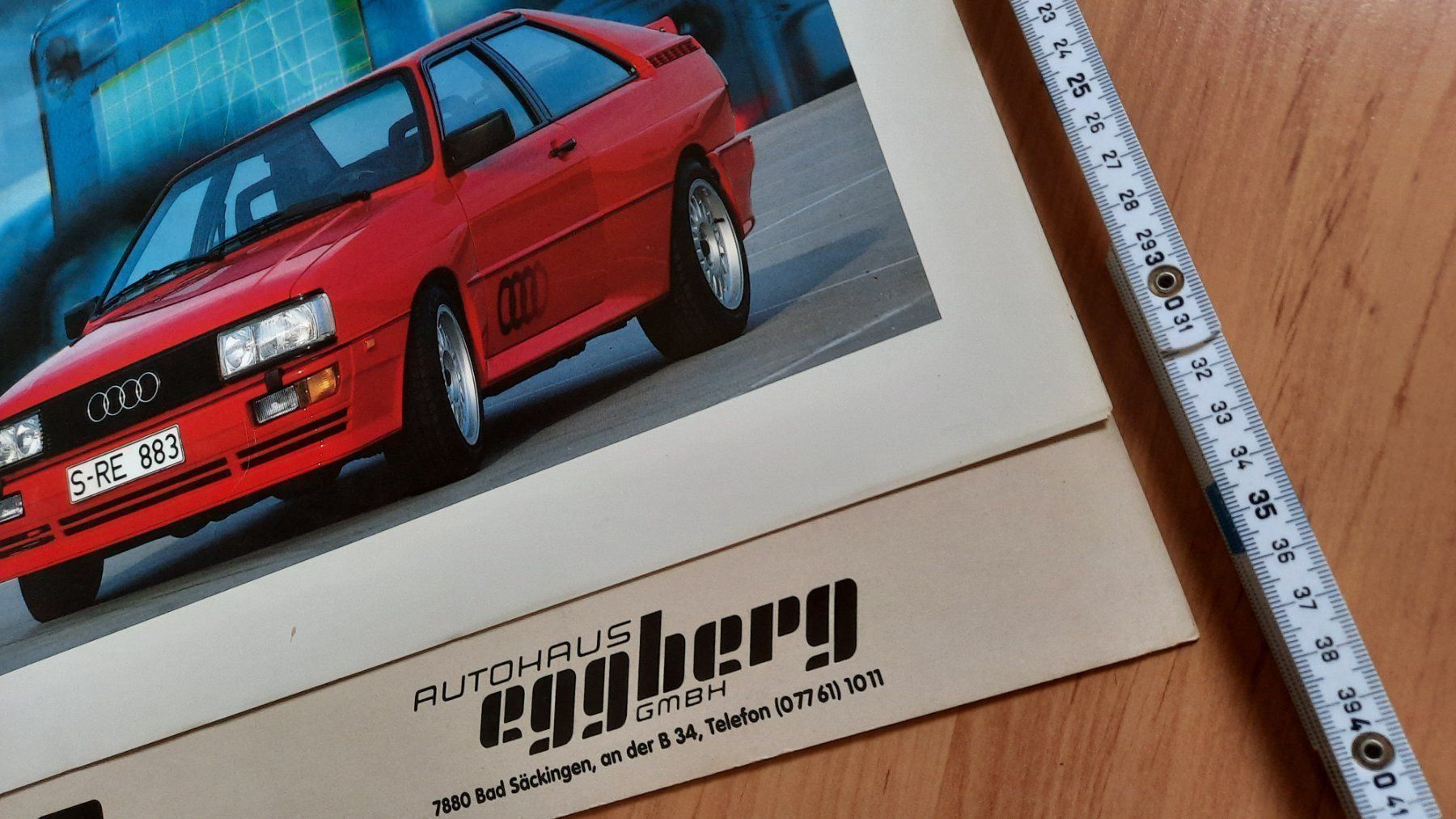 Kalender: Audi Auto Kalender 1985 Quattro – Gebraucht aus Hedingen von Zwackul 1