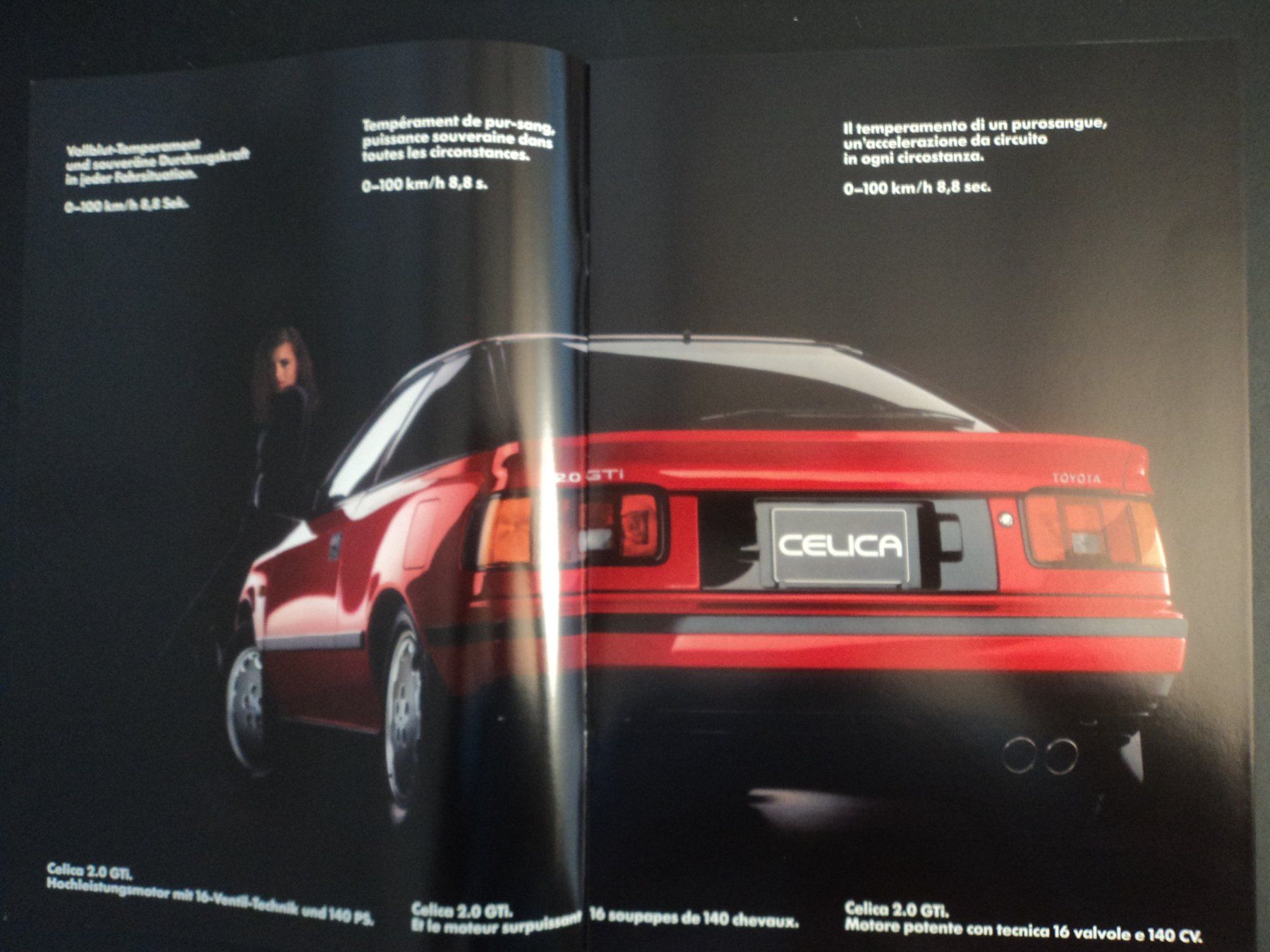 Toyota Documents: Prospekt Toyota Celica 1988 – D'occasion à Schwarzenburg par modelCARama 1