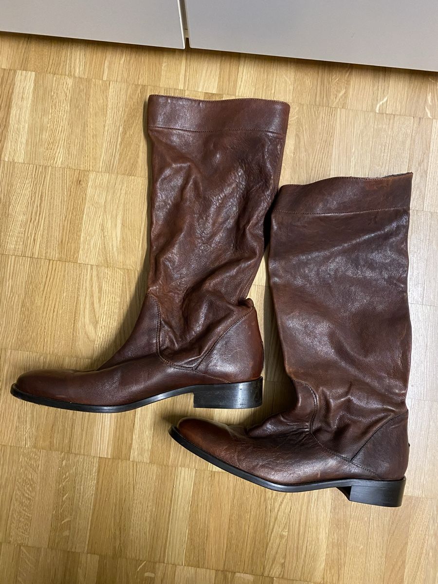 Navyboot Scarpe da donna: Navyboot Lederstiefel, Grösse 39 – Usato da Sargans venduto da sel85 3