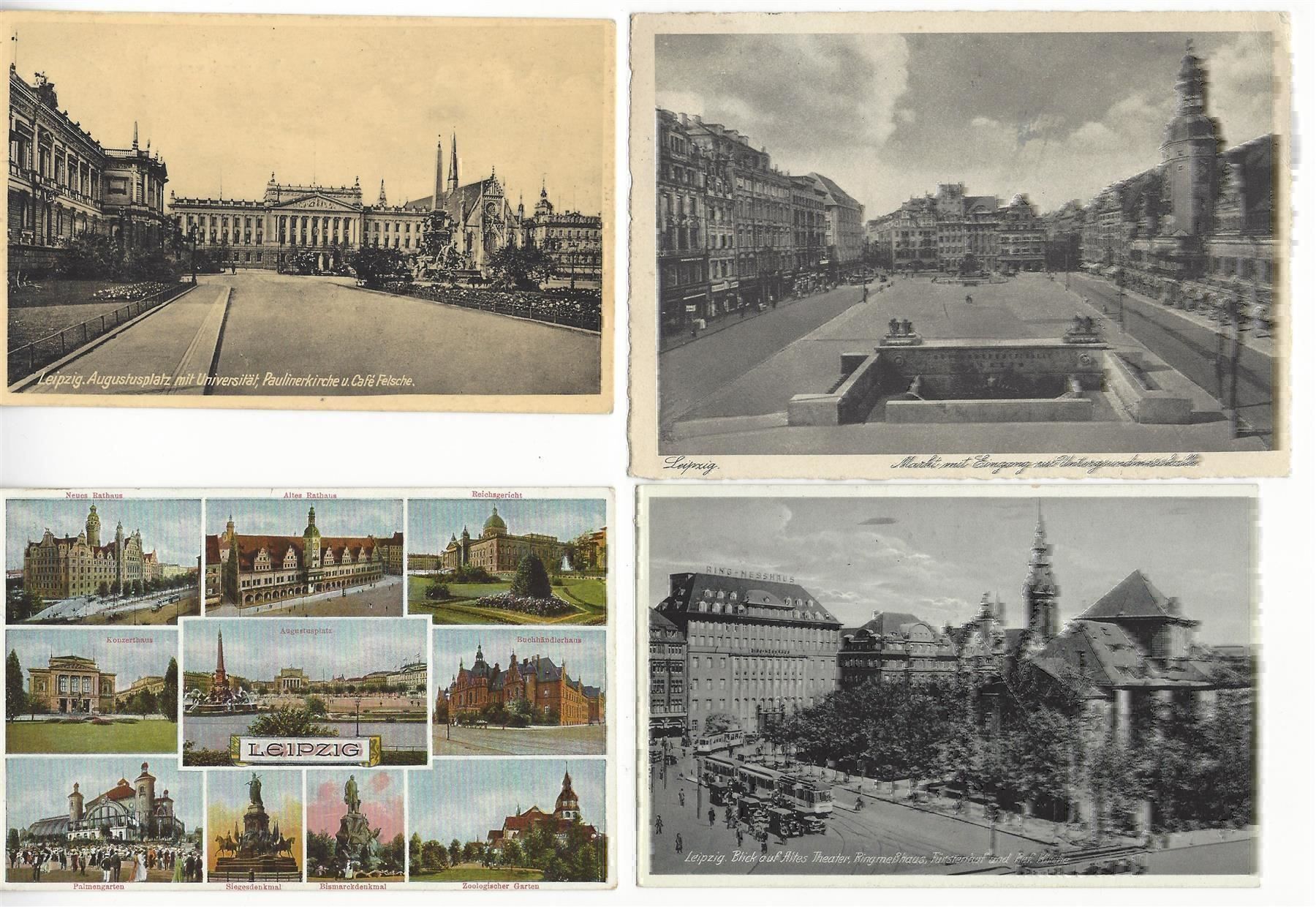 Cartoline postali: AK Leipzig Messestadt Oper Augustus – Usato da Frauenfeld venduto da Astra13 1