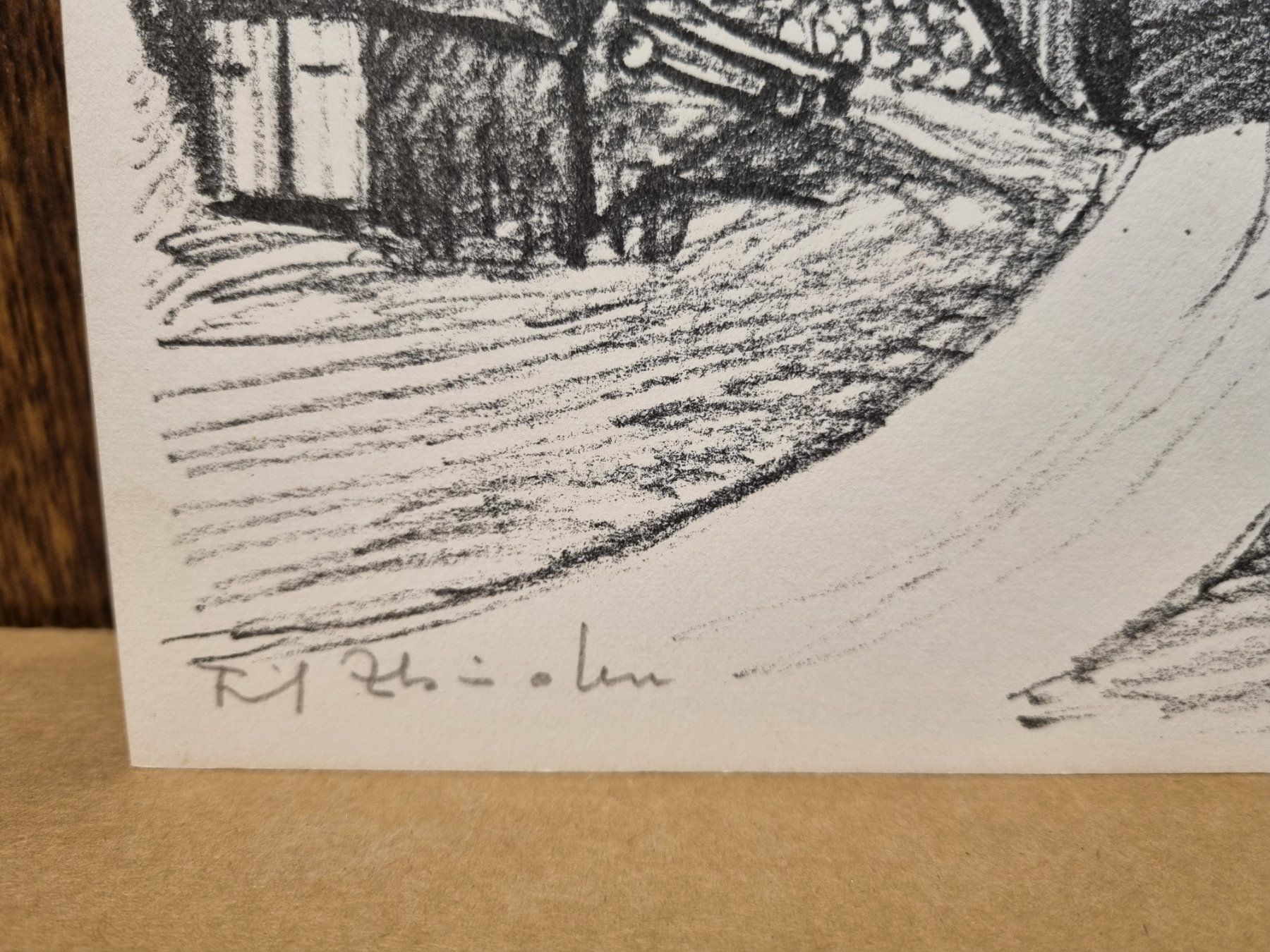 Grafica & Litografie: Lithographie Signiert Zbinden – Usato da Schaffhausen venduto da Leveron13 1
