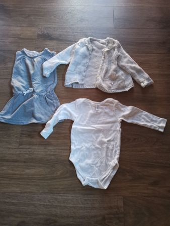 Mädchen Kleiderpaket 3 teilig Kanz Jäckli 92