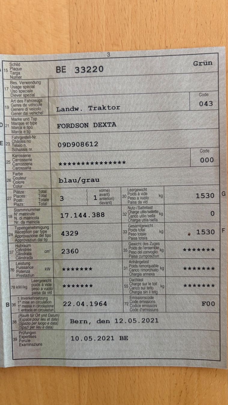 Tracteurs: Oldtimer Traktor  1964 – D'occasion à Sugiez par Vully 3