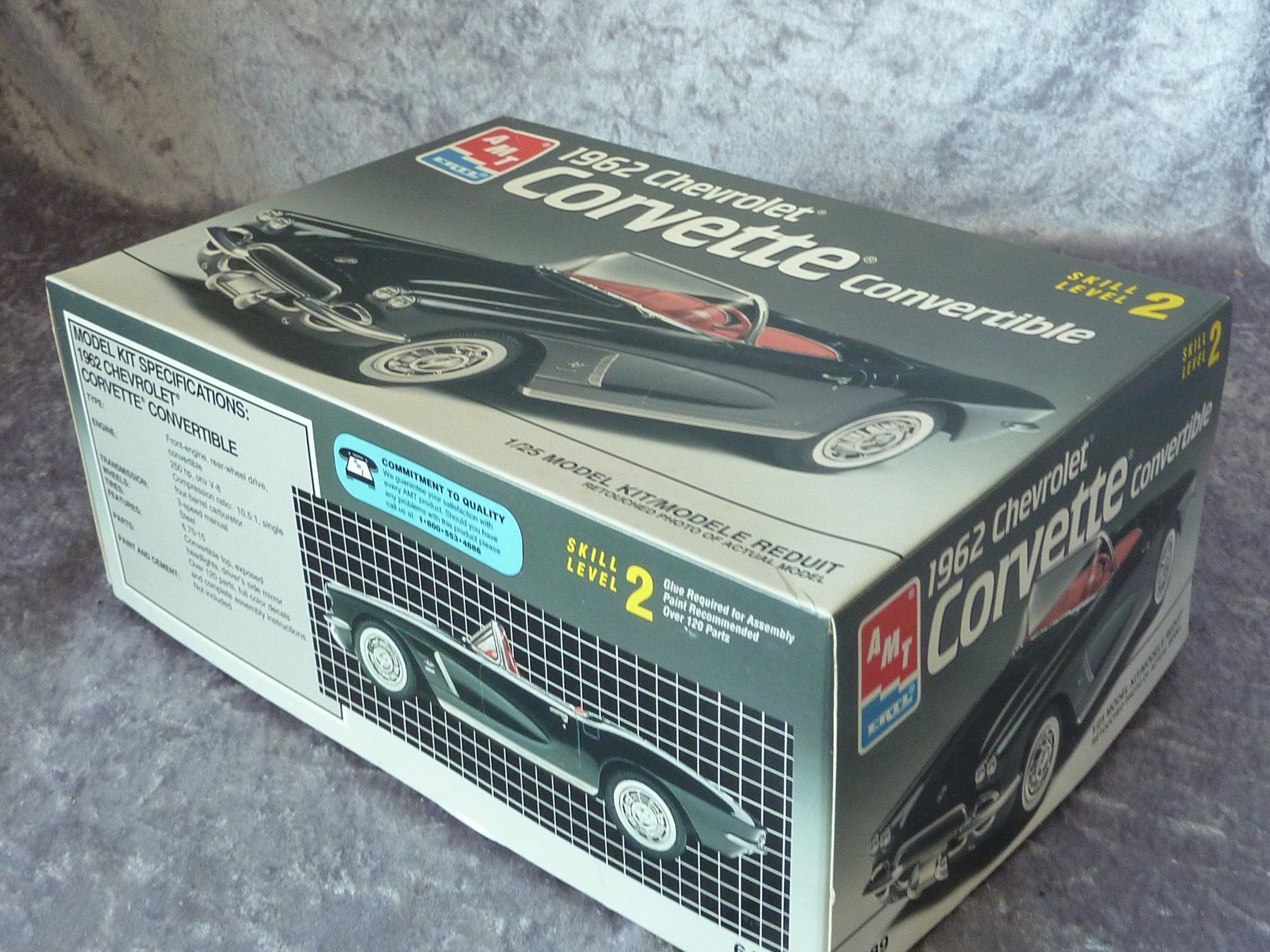 AMT/ERTL Modellini d'auto: Chevrolet Corvette 1962 1:25 – Nuovo (secondo la descrizione) da Dürrenäsch venduto da modellautos4you 1