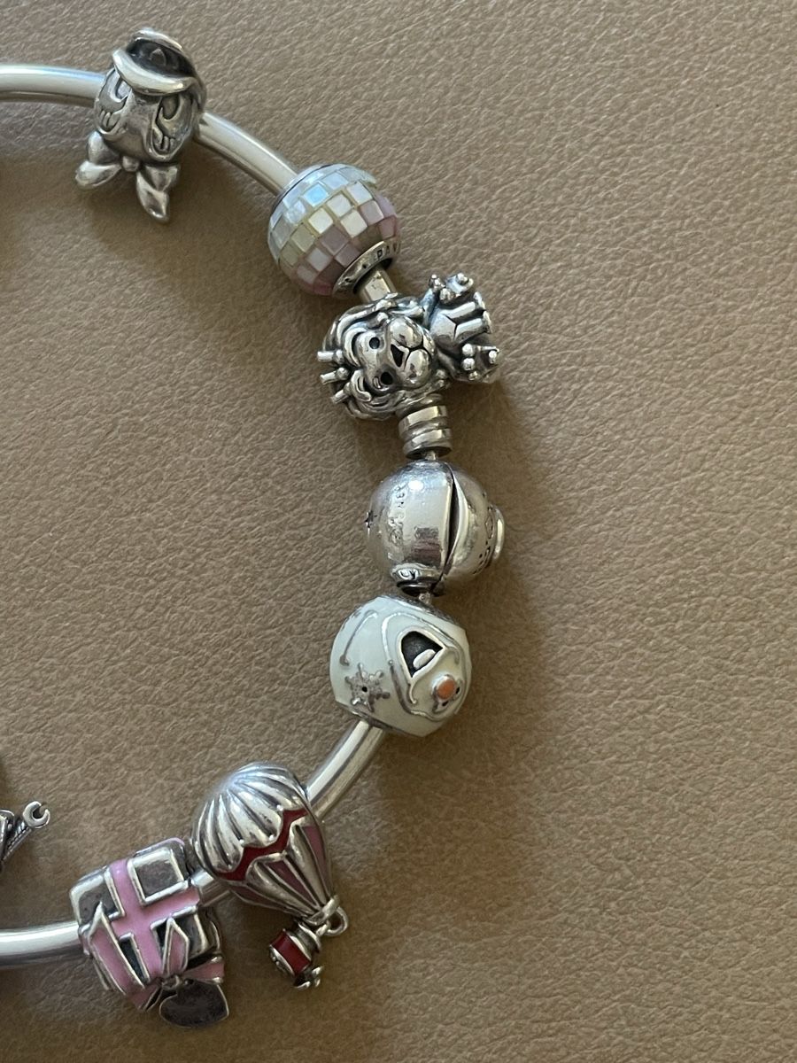 Pandora Bracciali & Braccialetti: Pandora Armreif mit 13 Charms, 21cm – Usato da Corcelles NE venduto da gingerbrain 2