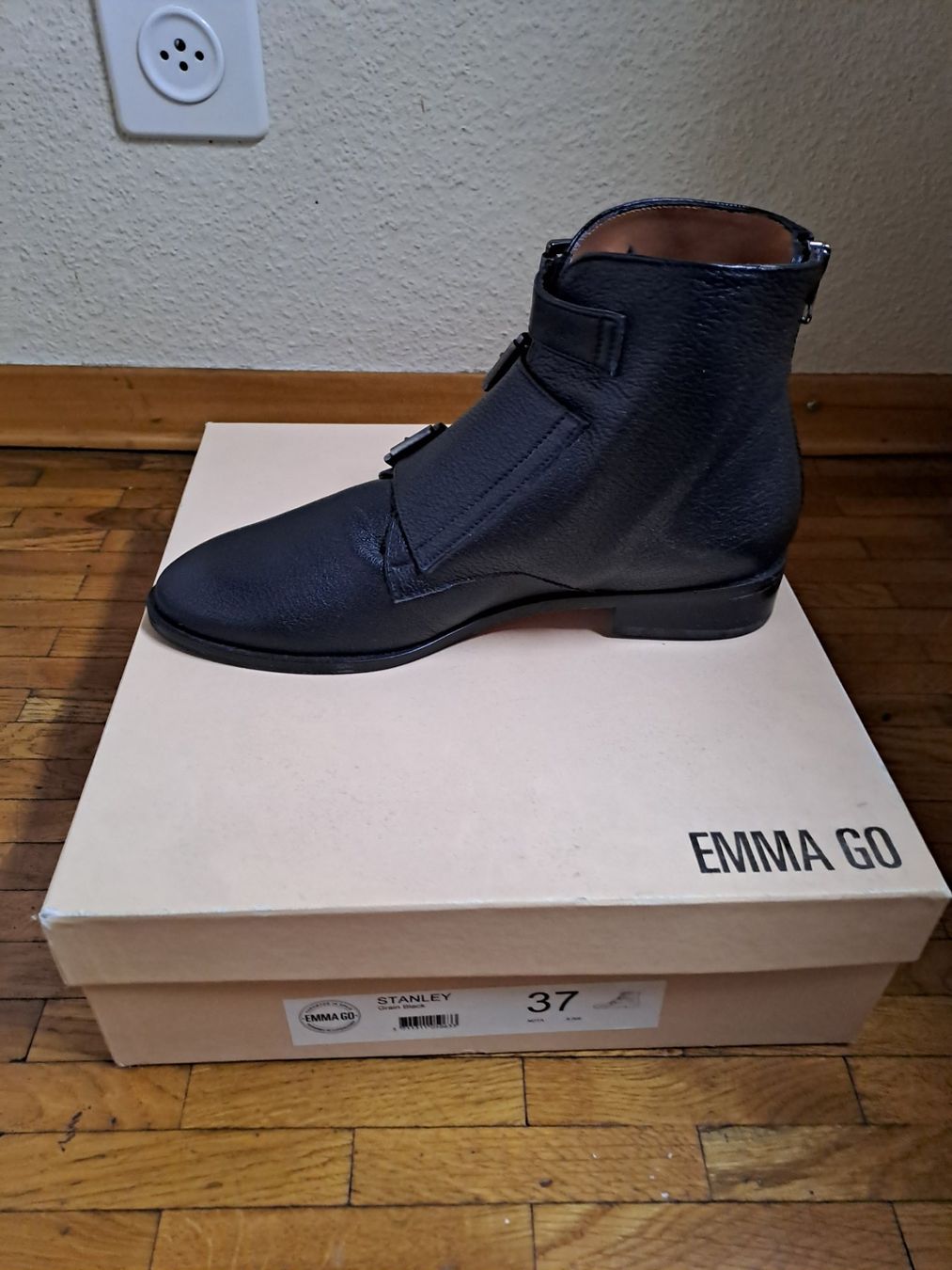 Damenschuhe: Bottines Emma Go noires cuir pointure 37 neuves – Neu und originalverpackt aus Les Acacias von Ambres12 1
