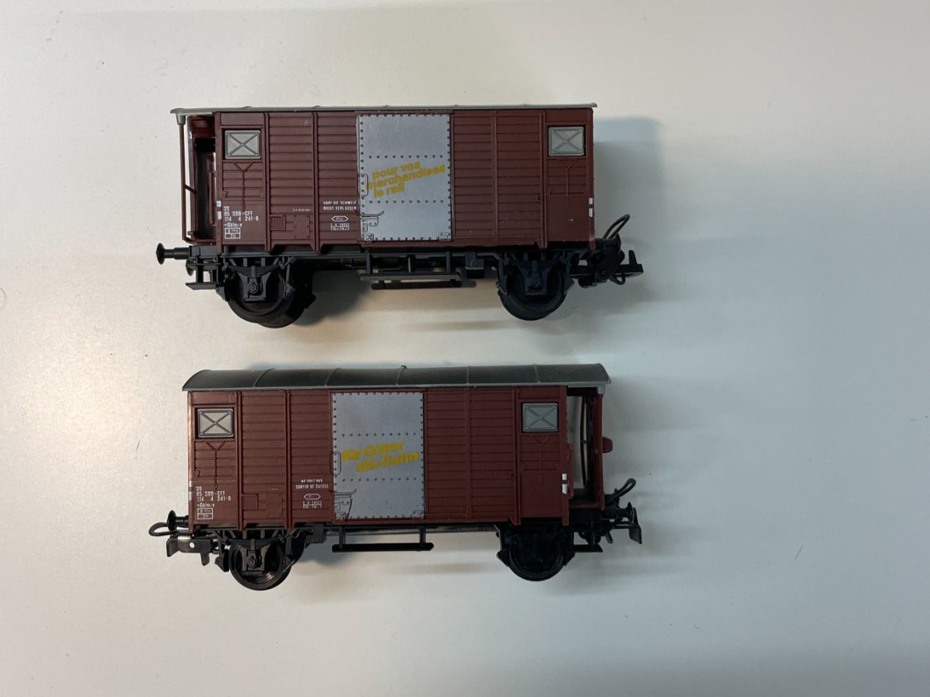 Lima Modelleisenbahnen: Güterwagen SBB, 2 Stk., Typ K2, ohne OVP – Gebraucht aus Langenthal von dorf30c 1