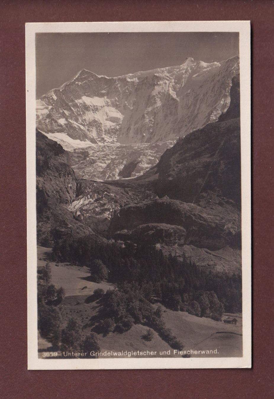 Cartoline postali: Unterer GRINDELWALD-GLETSCHER - Fiescherwand – Usato da Pully venduto da nicecards