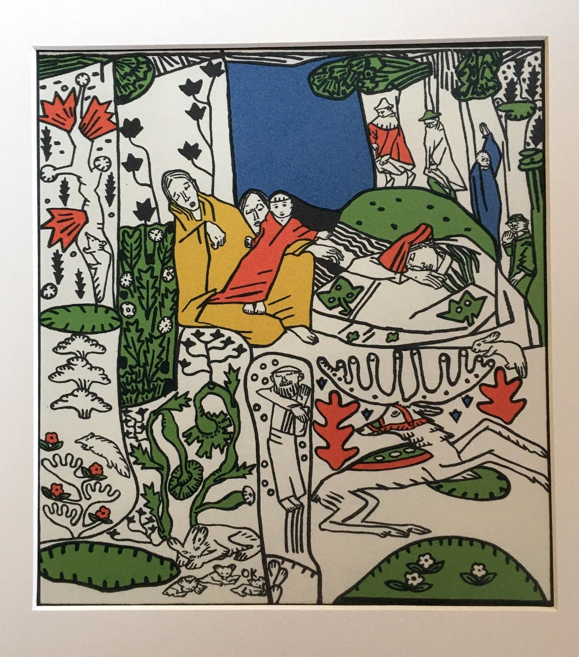 Grafiken & Lithographien: Oskar Kokoschka Lithographie "Die Schlafenden" – Gebraucht aus Nennigkofen von waltraub 1