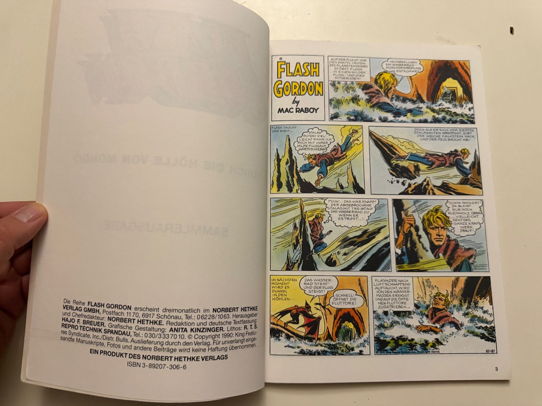 Fumetti: HETHKE COMIC BAND 3 - FLASH GORDON – Usato da Münsingen venduto da Ganjam 3