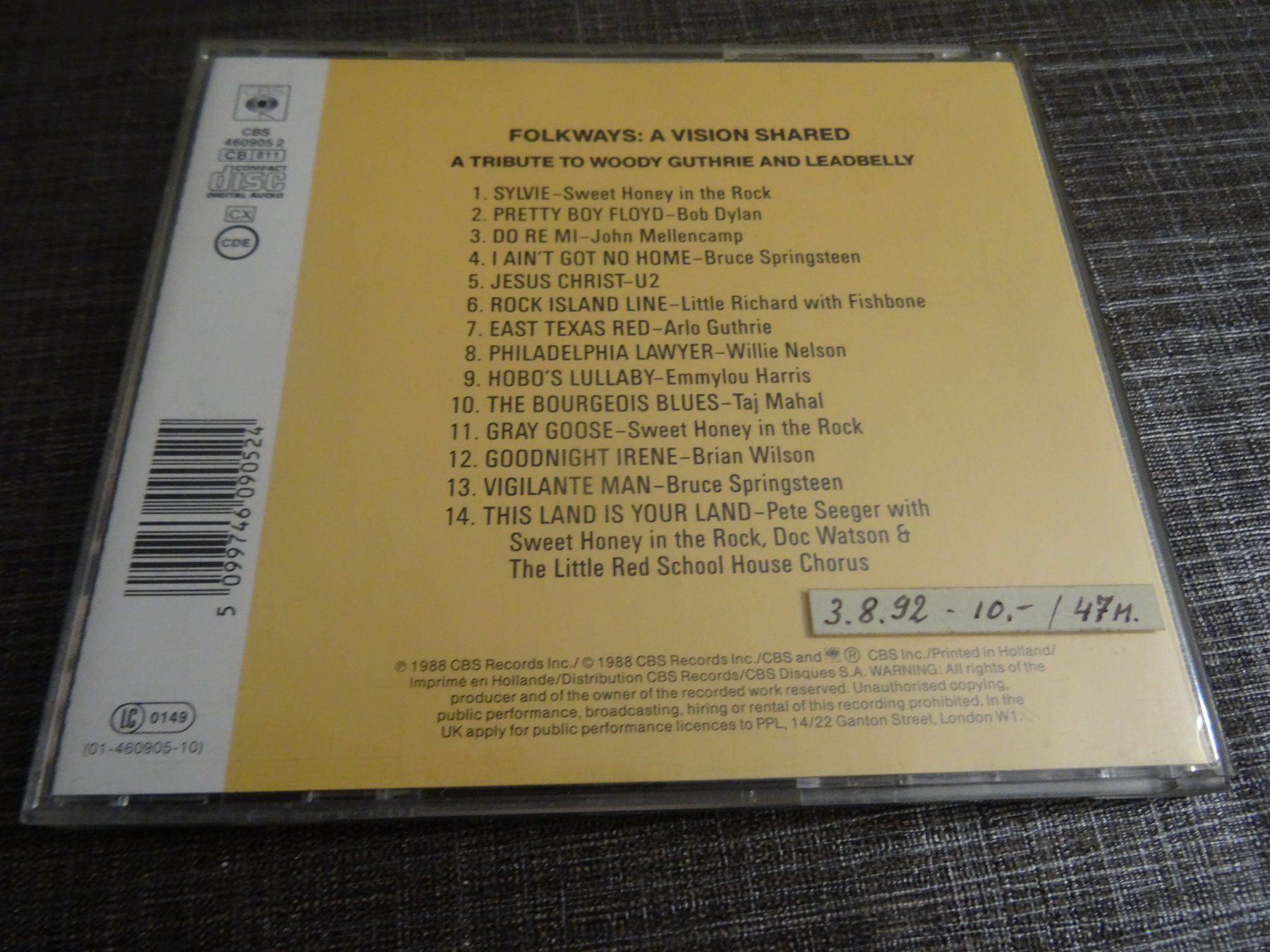 CD: Folkways - A Vision Shared CD – Usato da Olten venduto da Disc-Ausverkauf 1