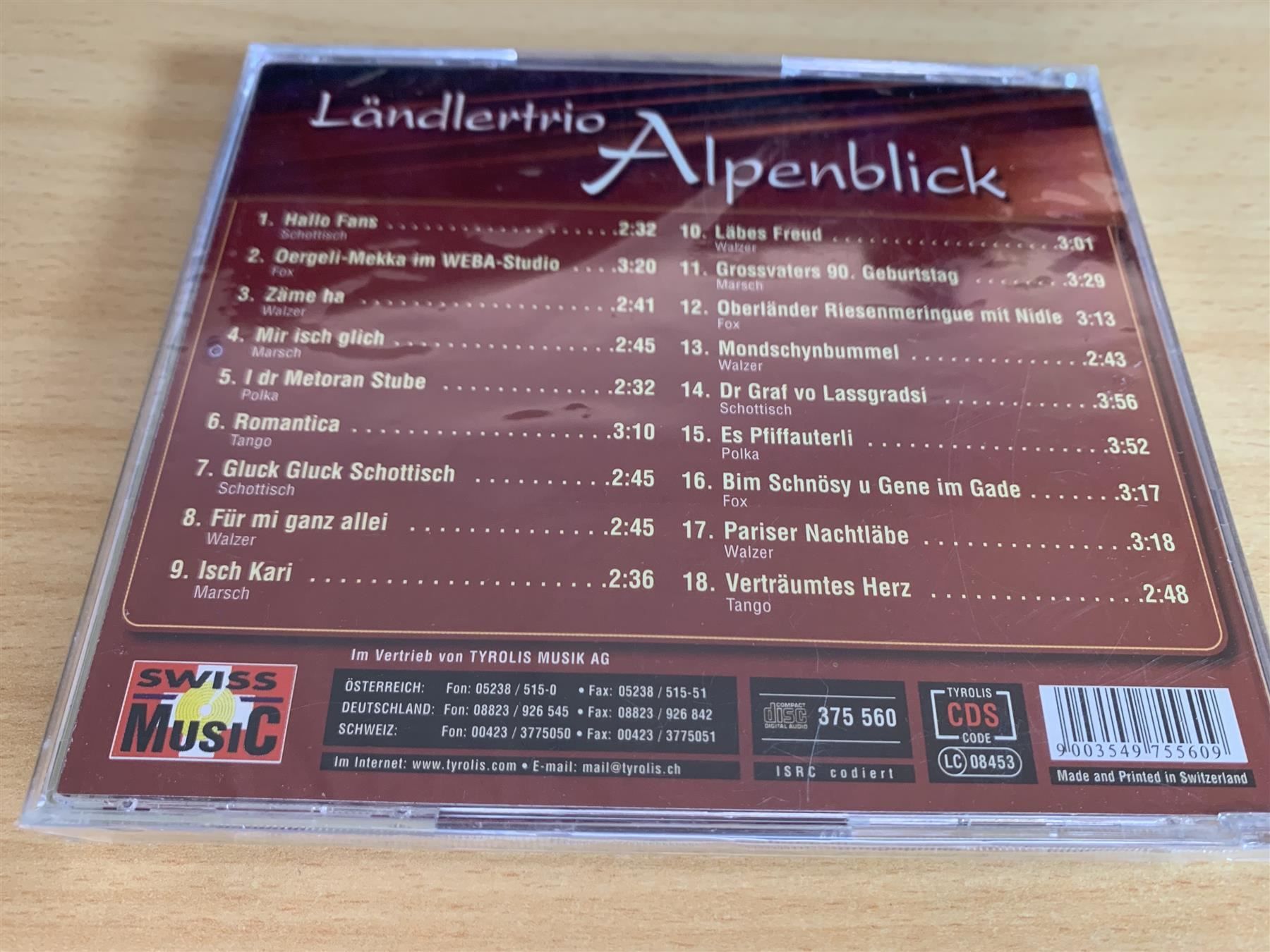 CD: Ländlertrio Alpenblick - Zäme Ha – Usato da Rikon im Tösstal venduto da Alpenmutz 1