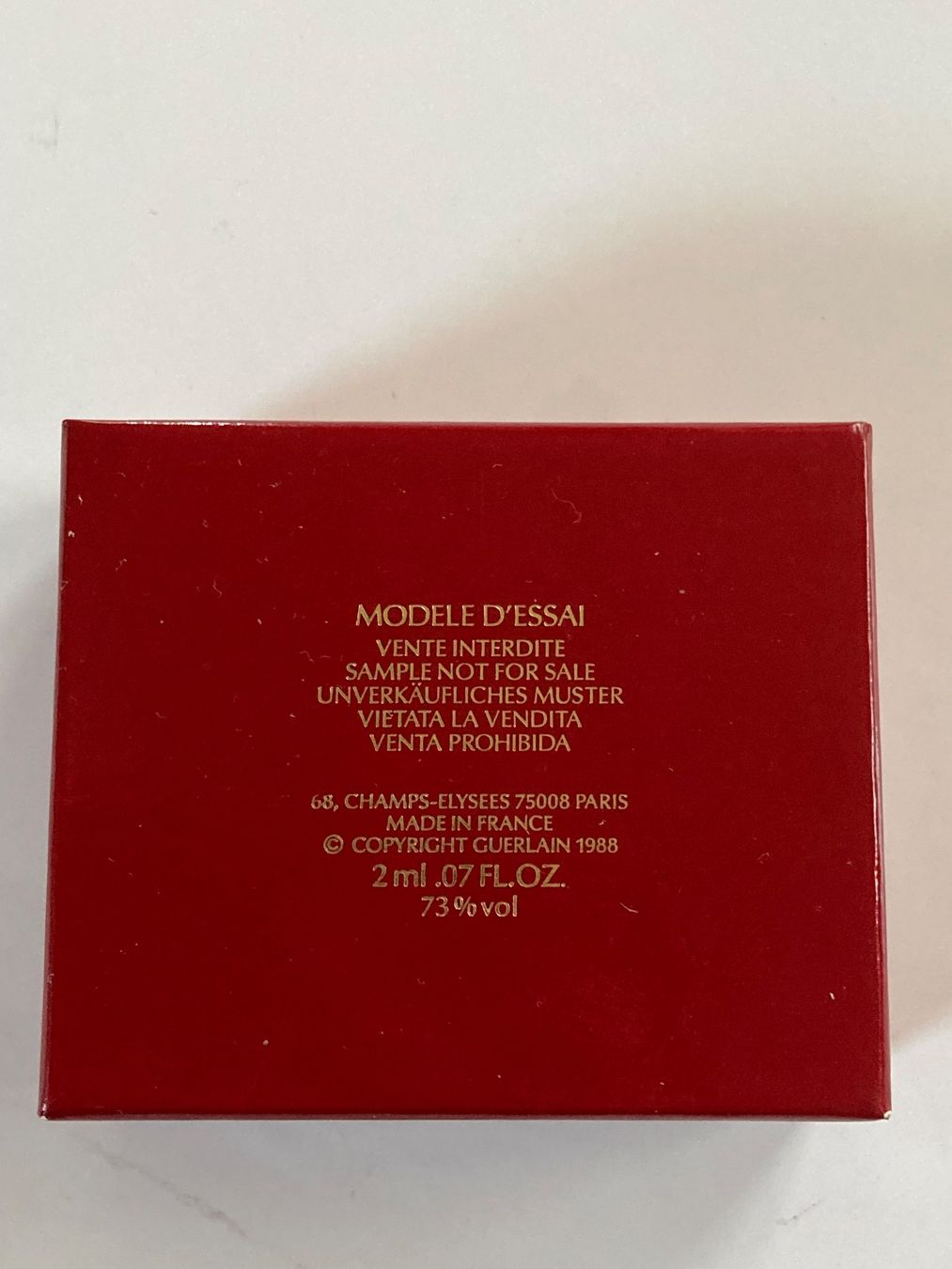 Guerlain Profumi & Eau de Toilette: Mini flacon Samsara Guerlain vintage 2ml. – Usato da Bassecourt venduto da CALUMET-X 1