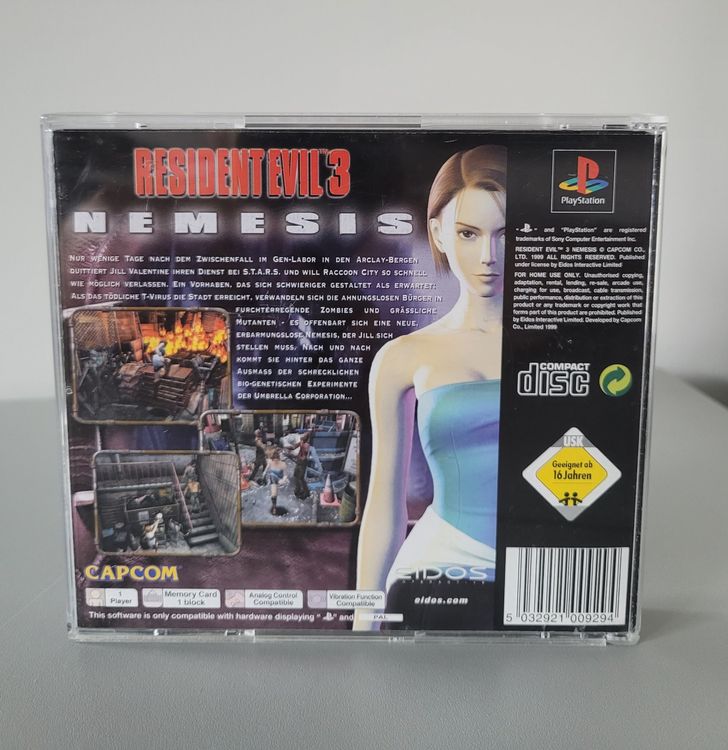 Resident Evil 3 NEMESIS / Playstation 1 (PAL) | Kaufen auf Ricardo