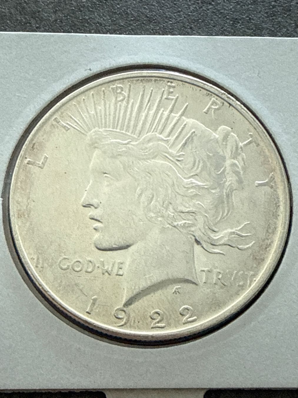 Tutti le monete: USA - Silver Coin - 1 Dollar 1922 D - "Peace Dollar" – Usato da Pully venduto da ta571 2
