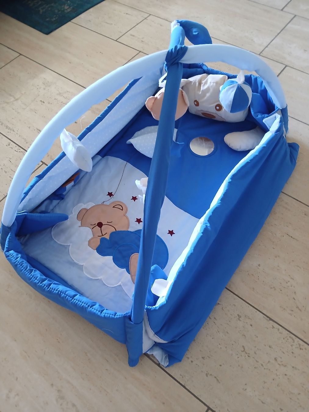 Tappeto da gioco: Spieldecke Baby Bär blau mit Spielbogen – Usato da Berikon venduto da pil_thm8 2