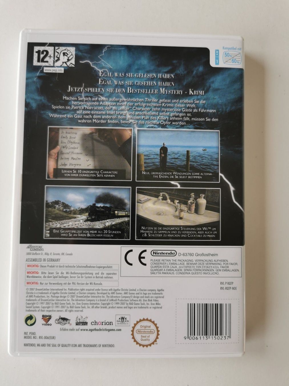 Nintendo Spiele: Wii - Agatha Christie – Gebraucht aus Lenzburg von eyworld 2