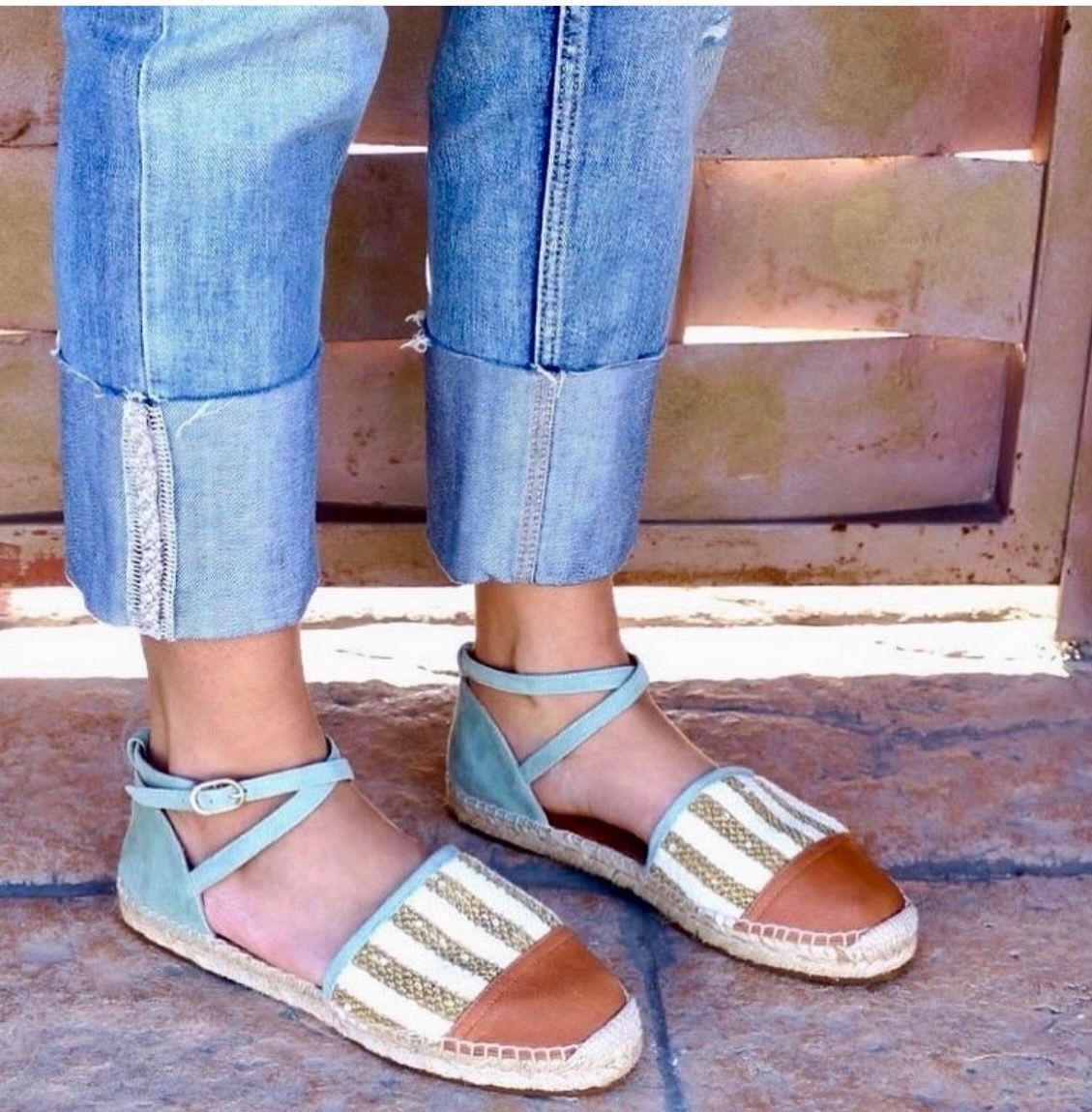Chie Mihara Scarpe da donna: Chie Mihara Espadrilles Mint Grün Leder Sommer Grösse 38 – Usato da Zürich venduto da honro 3