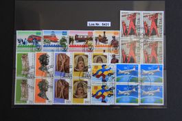 CH 1997 Serien Viererblöcke ET gestempelt           Los 5431