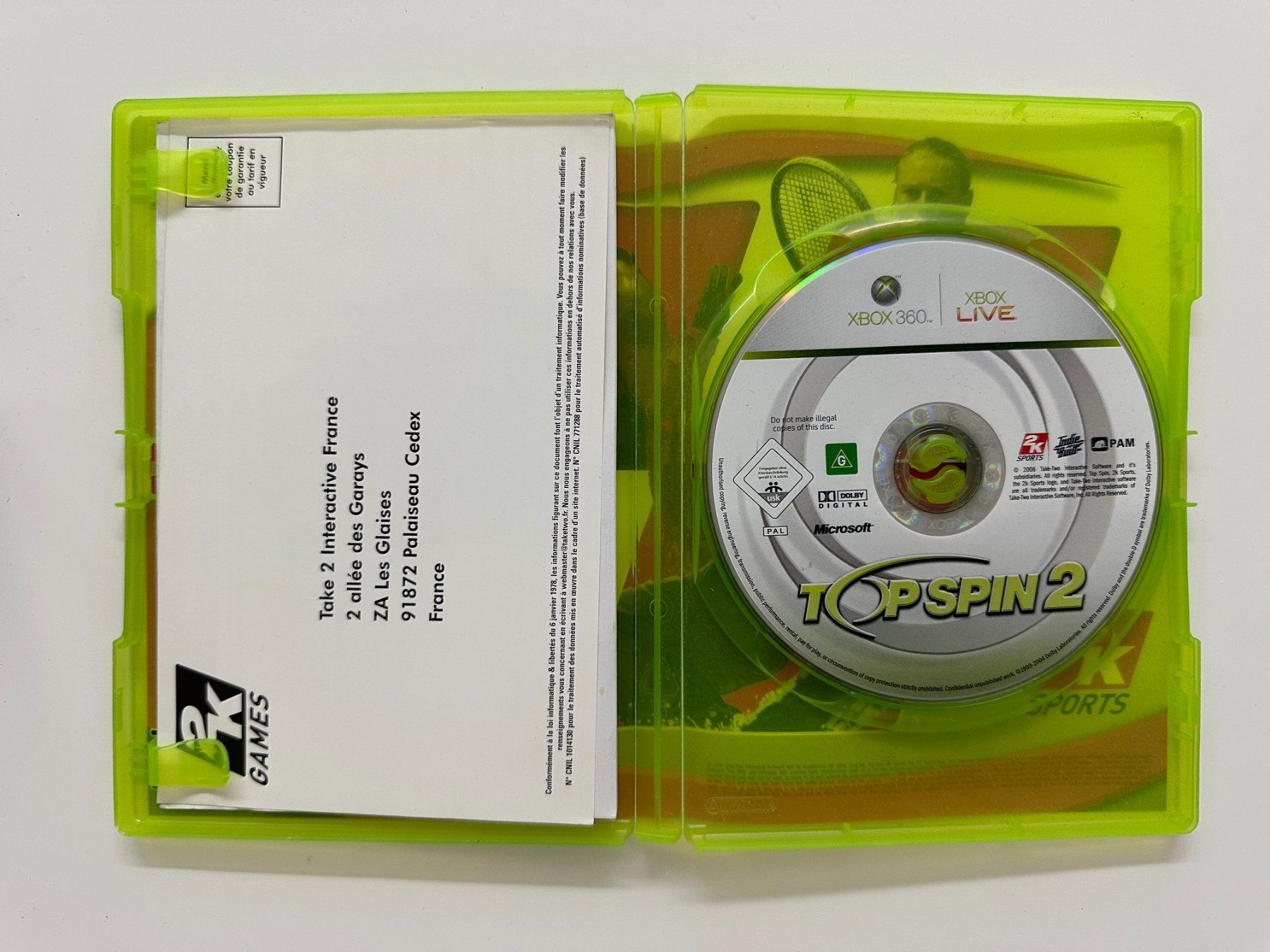Microsoft Spiele: Top Spin 2, Xbox 360 – Gebraucht aus Couvet von Aura_aura 1