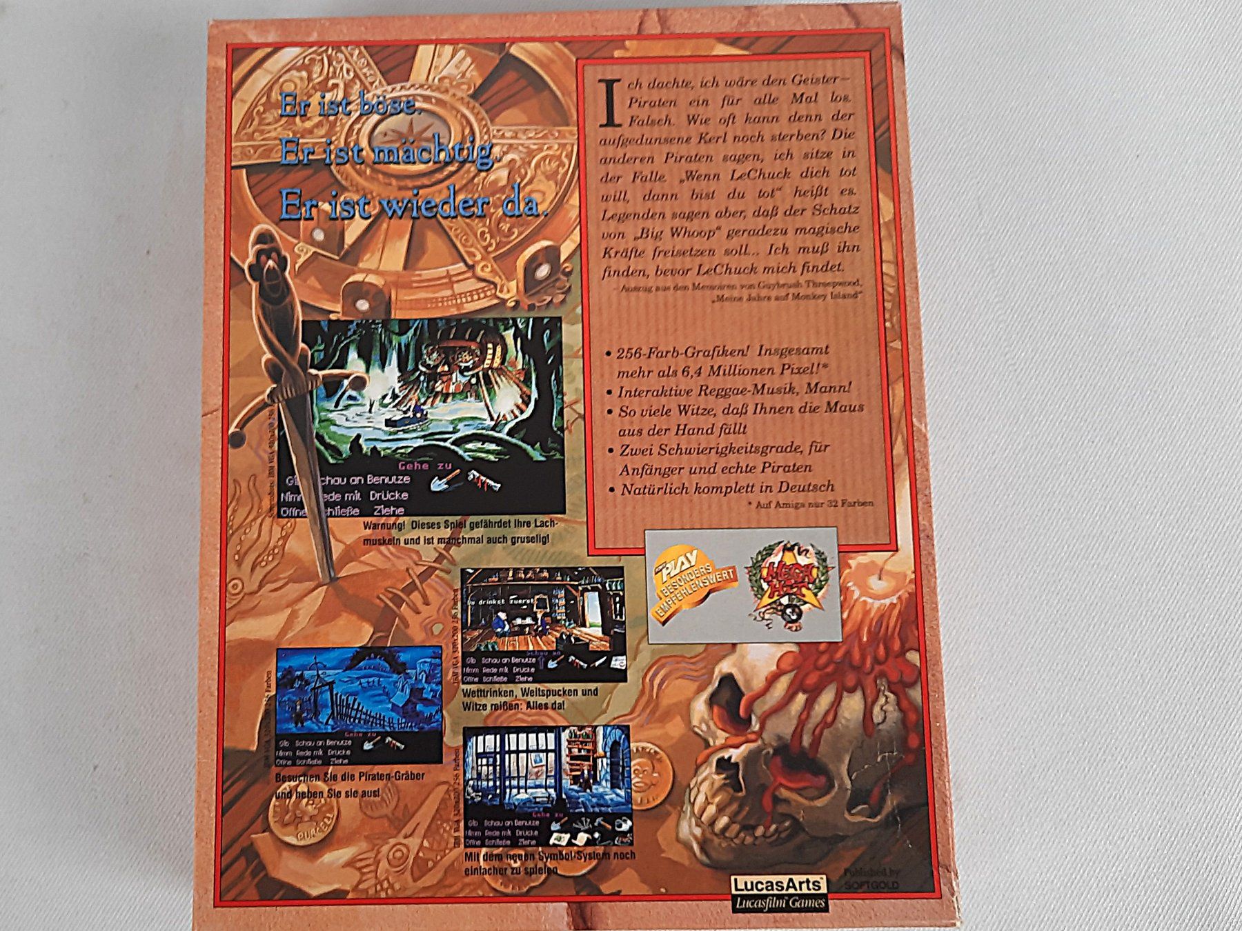 Giochi: LUCASART: "Monkey Island2: LeChuck's Revenge" – Usato da Beinwil am See venduto da Restwert_Beinwil 2