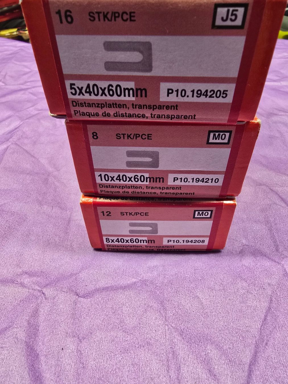 Tutti gli attrezzi: 5 Pack Profix Distanzplatten diverse Grössen – Nuovo (secondo la descrizione) da Rebstein venduto da James-Dean 4