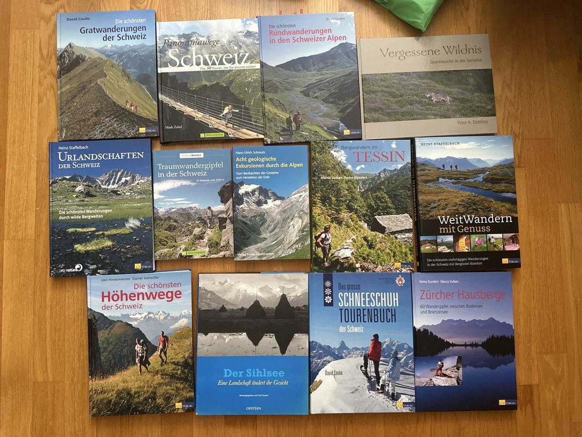 Libri: Alle Wanderbücher, 13 Stück – Nuovo (secondo la descrizione) da Wetzikon ZH venduto da s.ochsner