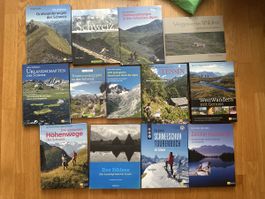 Alle Wanderbücher, 13 Stück