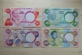 ++ Nigeria ++ 1, 5, 10 und 20 Naira