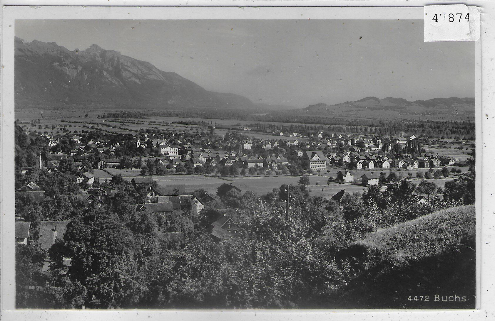 Cartes postales: Buchs SG - Generalansicht – D'occasion à Ettingen par Kartenplanet